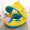 1pc PVC Childrens Swimming Ring With Sun Shade Inflatable Water Toy, Swimming Pool Float