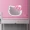 1pc Sanrio Hellokitty Cute Bow Anime Style LED Mirror Neon Light Mirror Brightness Adjustable Room Decoration Aesthetic Lamp For Girls Room Bedroom Cosmetic Mirror Birthday Christmas Artwork Gift
