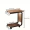 1pc Small Tea Table, Home Living Room Multi-purpose Sofa Side Table, Creative Decoration Modern Simple Tea Table, Movable Small Cart Bedside Shelf, Bedroom Office Accessories