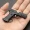 1pc G17 Mini Gun Model Alloy Keychain - Disassemblable Tactical Military Fan Gift