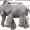 "Large 16"" Inch Plush Baby Elephant Stuffed Animal - Soft and Realistic Gray Elephant Toy"