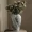 1pc Rustic Ceramic Flower Vase - Vintage Farmhouse Decor for Living Room, Entryway, Kitchen - Tall Floor Vase for Centerpieces and Weddings - Perfect Gift Idea (Plants Not Included)
