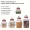 10pcs BPA-Free Airtight Food Storage Containers with Lids for Flour, Sugar, and Baking Supplies - Dishwasher Safe and Convenient